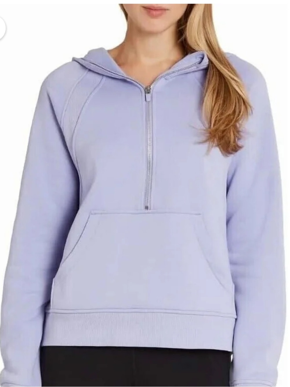 Danskin Half Zip Hoodie Purple Lilac Size 3X